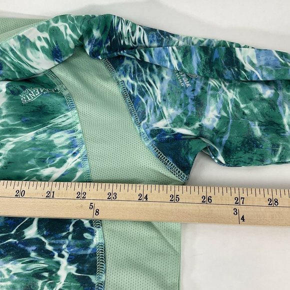 Mossy Oak Shirt Mens LS Fishing XL Vented Tech Tee Upf 40+ Wicking Nautical Nwt - Picture 5 of 11